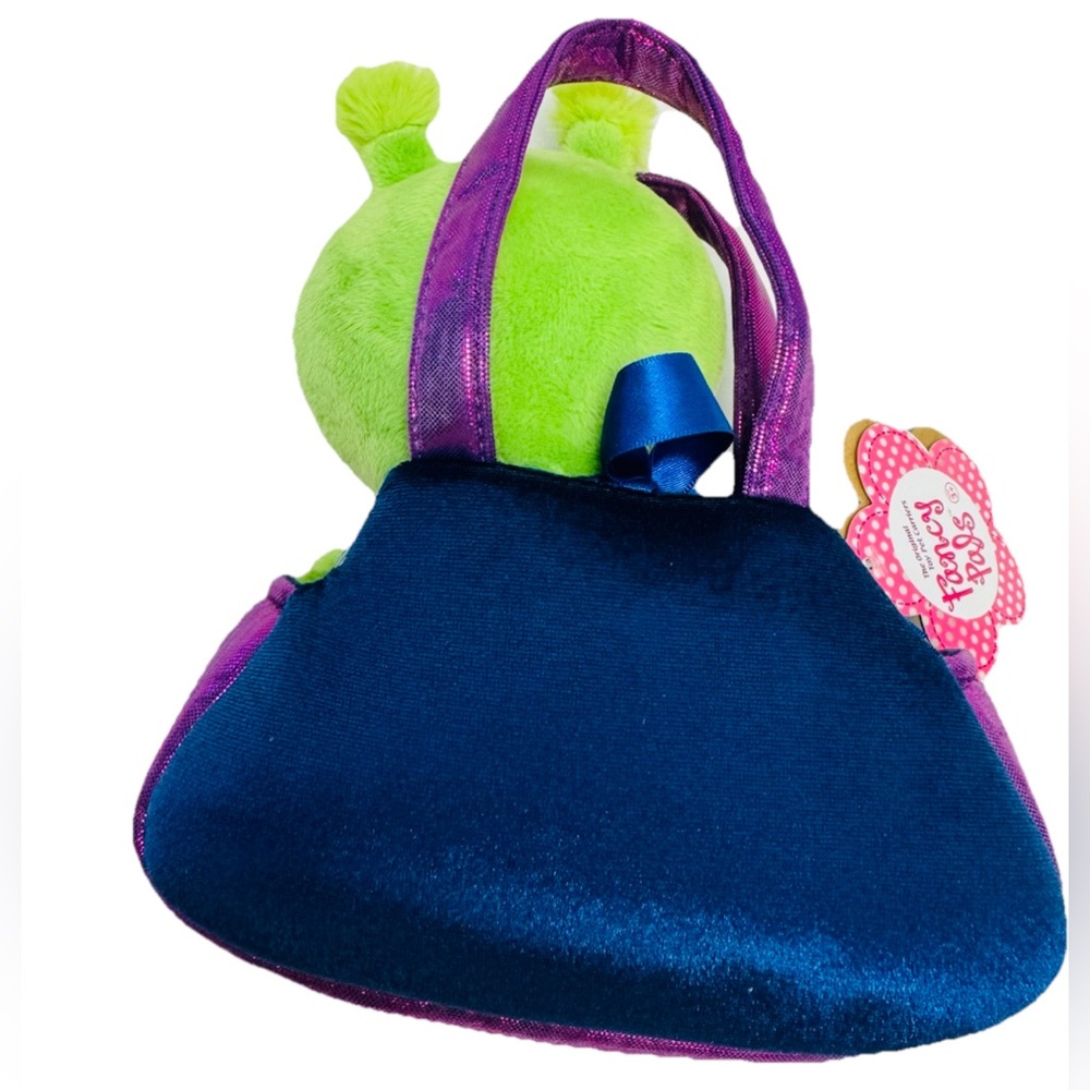 Pet Carrier Fancy Pals - Peek-A-Boo Alien 7” Soft Plush Toy Green NEW! - Picture 5 of 8